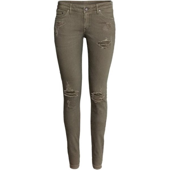 h&m distressed jeans